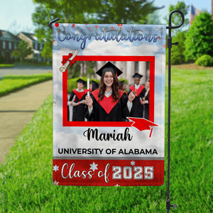 GeckoCustom Graduation Flag To Graduation Class Of 2025 HA75 891888 12"x18"