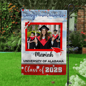 GeckoCustom Graduation Flag To Graduation Class Of 2025 HA75 891888 12"x18"