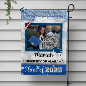 GeckoCustom Graduation Flag To Graduation Class Of 2025 HA75 891888 12"x18"