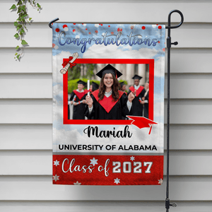 GeckoCustom Graduation Flag To Graduation Class Of 2025 HA75 891888 12"x18"