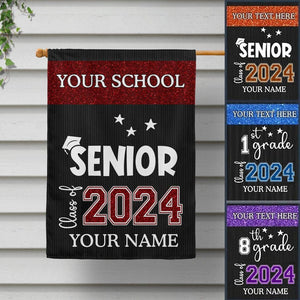 GeckoCustom Graduation Garden Flag, Senior 2023, Best Gift Idea Party Flag HN590