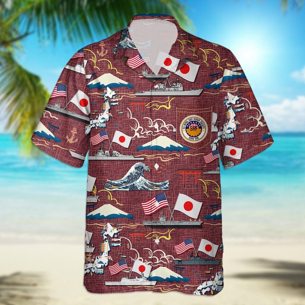 GeckoCustom Great Custom Hawaiian Red Shirt HN590