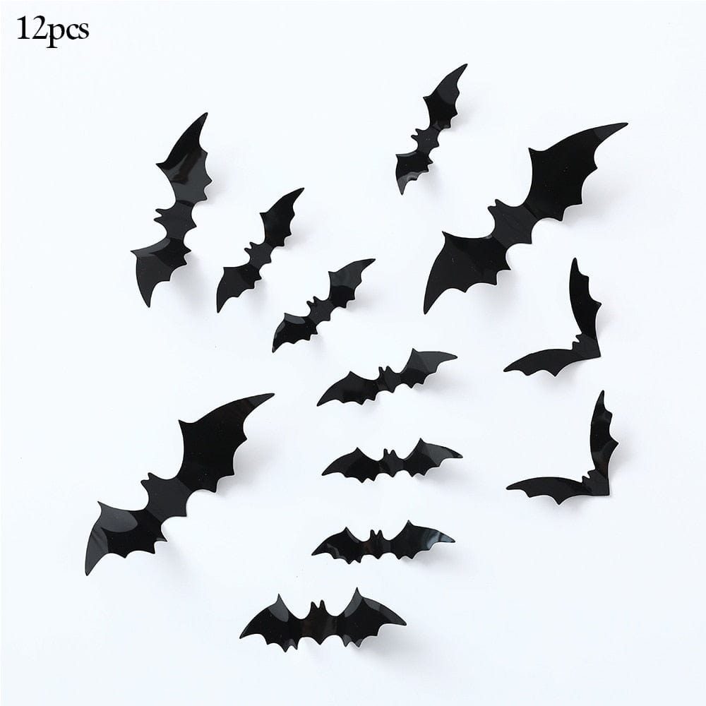 GeckoCustom Halloween Bat Table Runner Black Spider Web Lace Tablecloth Fireplace Curtain for Halloween Party Decoration Horror House Props as picture 19