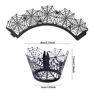 GeckoCustom Halloween Bat Table Runner Black Spider Web Lace Tablecloth Fireplace Curtain for Halloween Party Decoration Horror House Props as picture 12