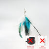 GeckoCustom Handfree Bird/Feather Cat Wand with Bell Powerful Suction Cup Interactive Toys for Cats Kitten Hunting Exercise Pet Products Replacement 12 Only