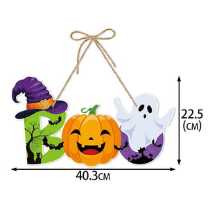 GeckoCustom Happy Halloween Ghost Festival Party Decorations Paper Pendent B