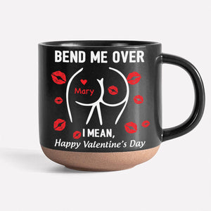 GeckoCustom Happy Valentine’s Day Personalized Pottery Mug Funny Gift For Boyfriend Husband CH07 895216 12oz