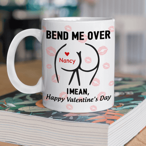 GeckoCustom Happy Valentine’s Day Personalized White Mug Funny Gift For Boyfriend Husband CH07 895210