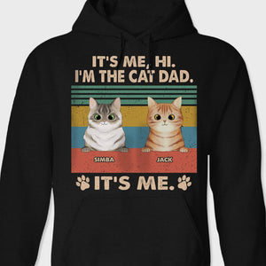 GeckoCustom Hi I'm The Cat Dad Father Shirt N304 889238