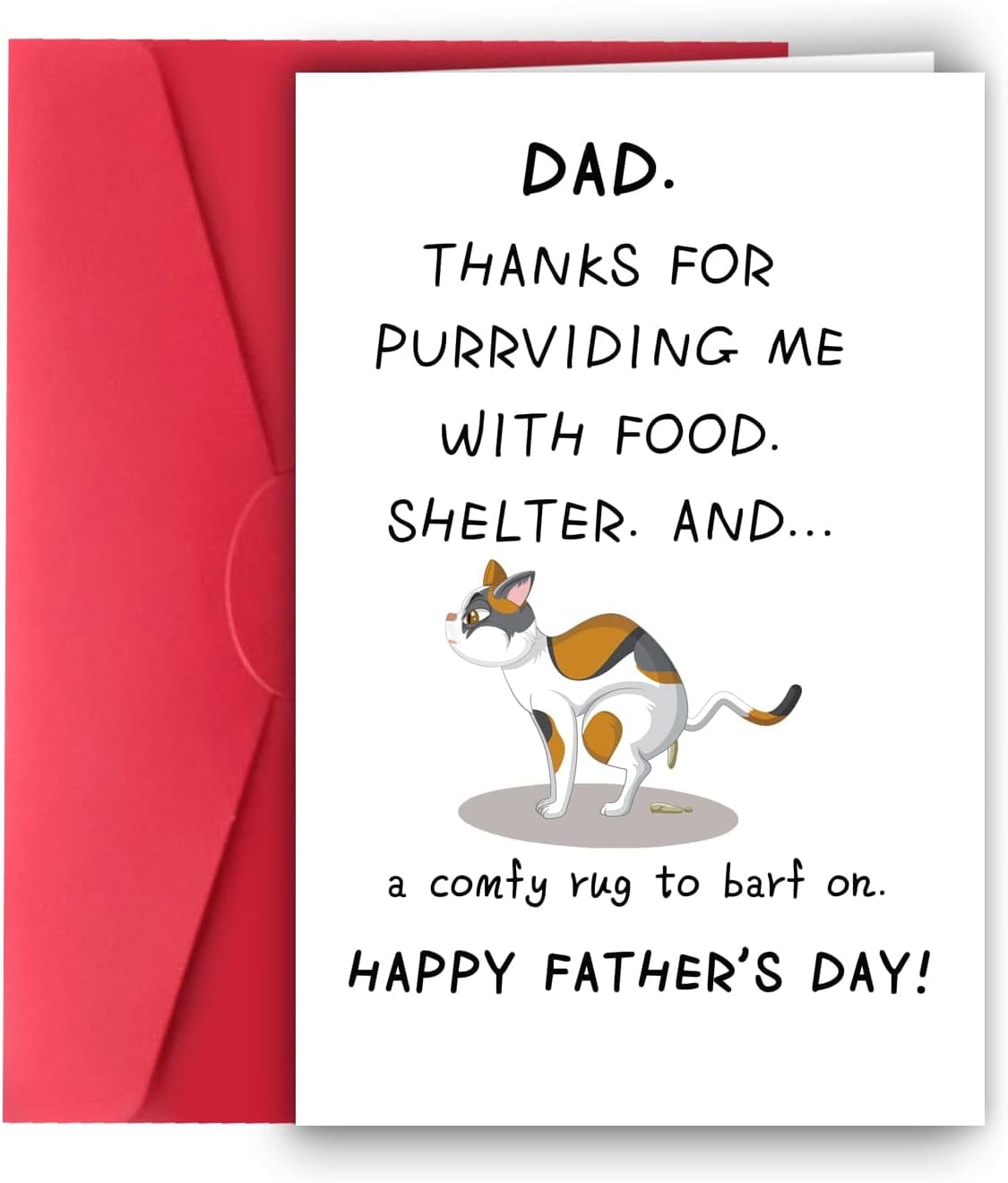 GeckoCustom Hilarious First Father’S Day Card from Wife,First Fathers Day Cards Gifts from Baby Girls Boys, Cute 1St Fathers Day Card, Happy Father’S Day Card from Son Daughter 06