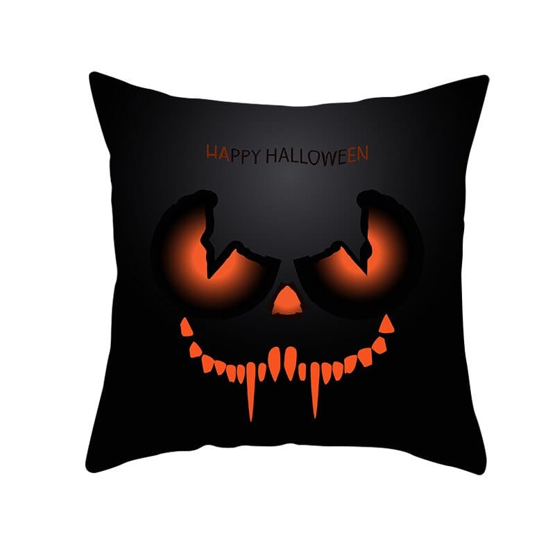 GeckoCustom Home Decor Halloween Skull Pillowcase Sofa Cover Pillow Cover Car Cushion Cover Throw Pillow Case 18x18 Inches funda de almohada 8 / 40x40cm