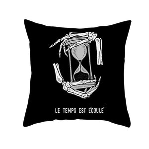 GeckoCustom Home Decor Halloween Skull Pillowcase Sofa Cover Pillow Cover Car Cushion Cover Throw Pillow Case 18x18 Inches funda de almohada 18 / 40x40cm