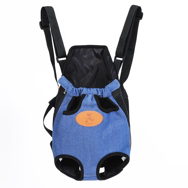 GeckoCustom HOOPET Carrier for Dogs Pet Dog Carrier Backpack Mesh Outdoor Travel Products Breathable Shoulder Handle Bags for Small Dog Cats Indigo / S