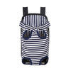 GeckoCustom HOOPET Carrier for Dogs Pet Dog Carrier Backpack Mesh Outdoor Travel Products Breathable Shoulder Handle Bags for Small Dog Cats Blue stripes / S