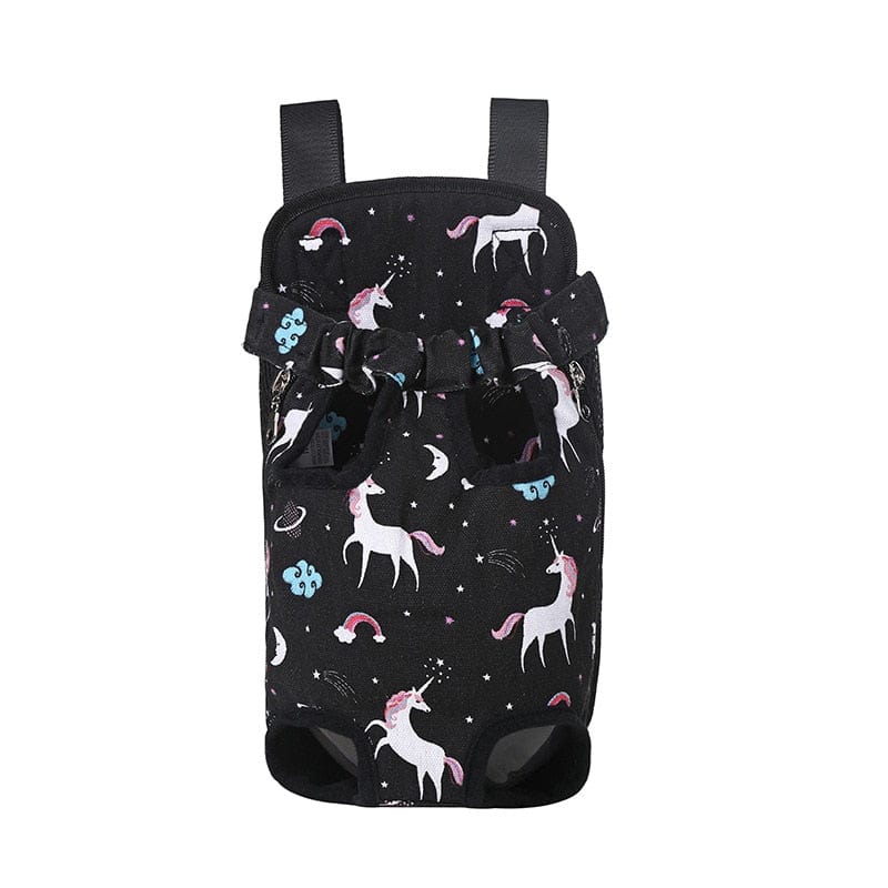 GeckoCustom HOOPET Carrier for Dogs Pet Dog Carrier Backpack Mesh Outdoor Travel Products Breathable Shoulder Handle Bags for Small Dog Cats Unicorn / S