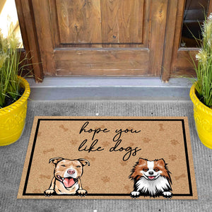 GeckoCustom Hope You Like Dogs For Dog Lovers Doormat N304 889342