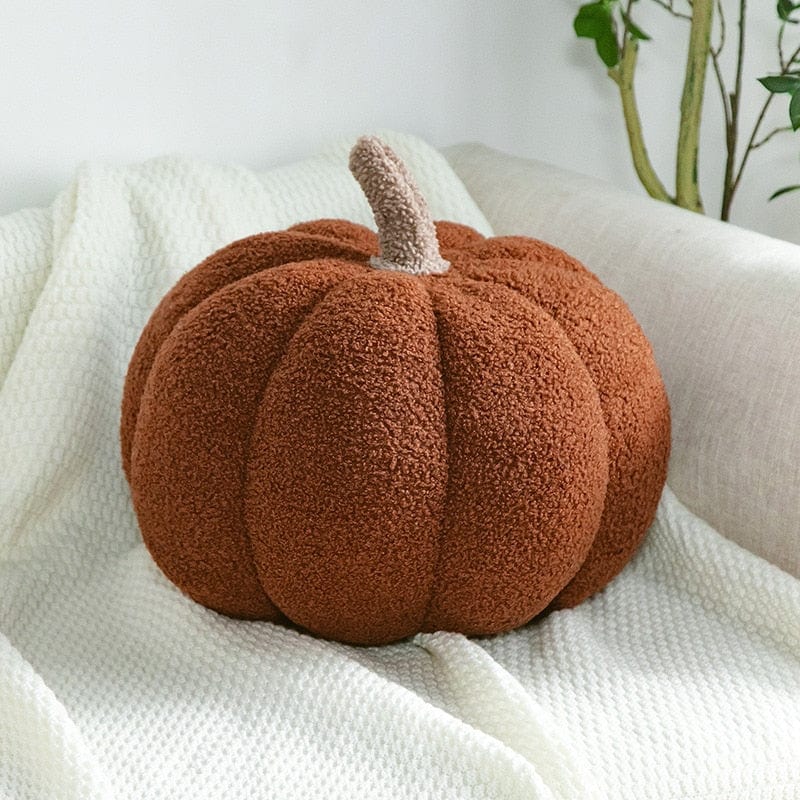 GeckoCustom Hot Sale 20cm Funny Pumpkin Plush Pillow Creative Special-shaped Sofa Cushion Halloween Decoration Cute Children Plush Toys E / about 20cm
