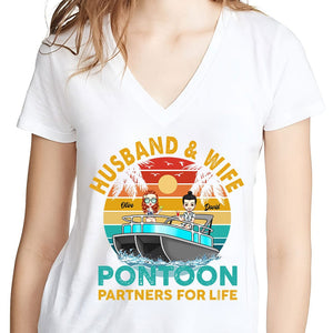 GeckoCustom Husband And Wife Travel Partners For Life Beach Shirt TA29 889643