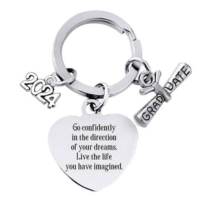GeckoCustom I Graduation Metal Keychain T286 HN590