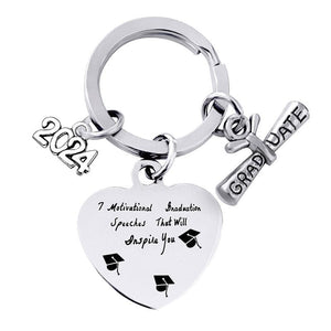 GeckoCustom I Graduation Metal Keychain T286 HN590