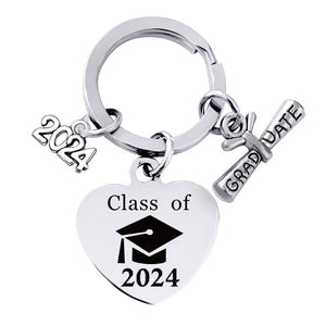 GeckoCustom I Graduation Metal Keychain T286 HN590 2023GKYC001