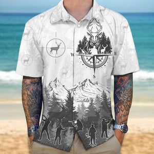 GeckoCustom I Like Beer And Hunting And Maybe 3 People Hawaiian Shirt Personalized Gift N304 889675