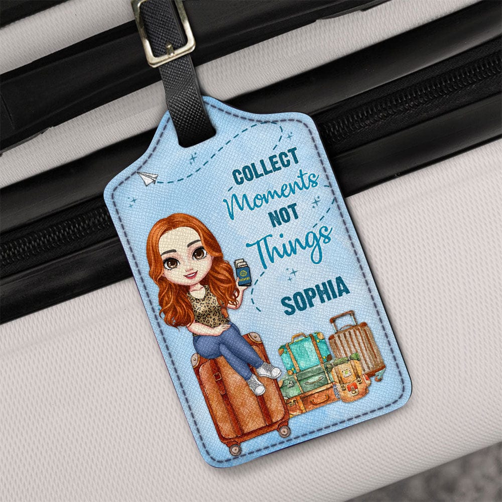 GeckoCustom I'm A Girl Who Loves Traveling For Travelers Luggage Tag Personalized Gift TA29 890282 Medium
