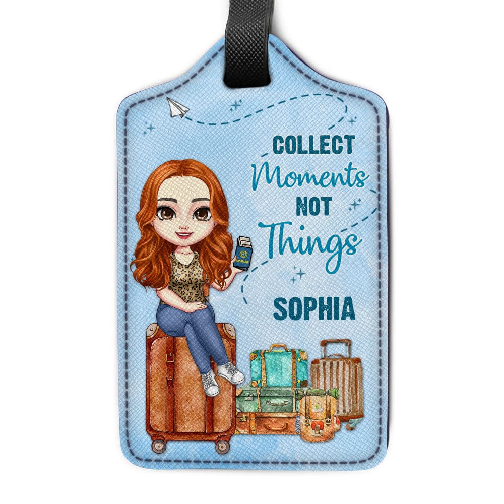 GeckoCustom I'm A Girl Who Loves Traveling For Travelers Luggage Tag Personalized Gift TA29 890282 Medium
