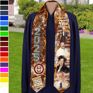 GeckoCustom In Loving Memory Graduation Sashes And Stoles N369 890136