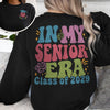 GeckoCustom In my Senior Era 2024 Dark Shirt Personalized Gift K228 890049 Sweatshirt / S Black / M