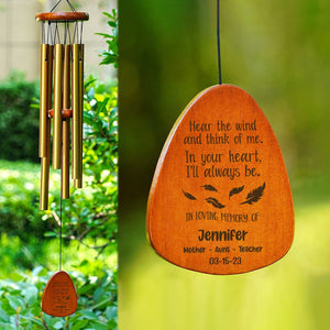 GeckoCustom In The Loving Memory Family Wind Chimes Personalized Gifts K228 889885