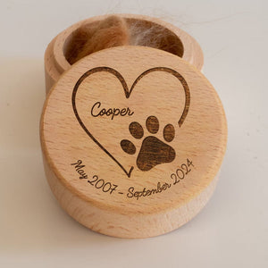 GeckoCustom Keep Your Memorial With Dog Wooden Keepsake K228 890025