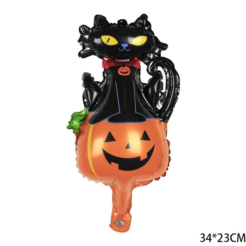 GeckoCustom Large Inflatable Ghost Tree Pumpkin Witch Balloons Halloween Spider Bat Mummy Balloon Scary Halloween Party Decoration Kids Toy Burgundy / Other