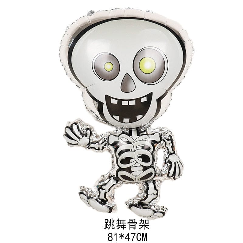 GeckoCustom Large Inflatable Ghost Tree Pumpkin Witch Balloons Halloween Spider Bat Mummy Balloon Scary Halloween Party Decoration Kids Toy Wine Red / Other