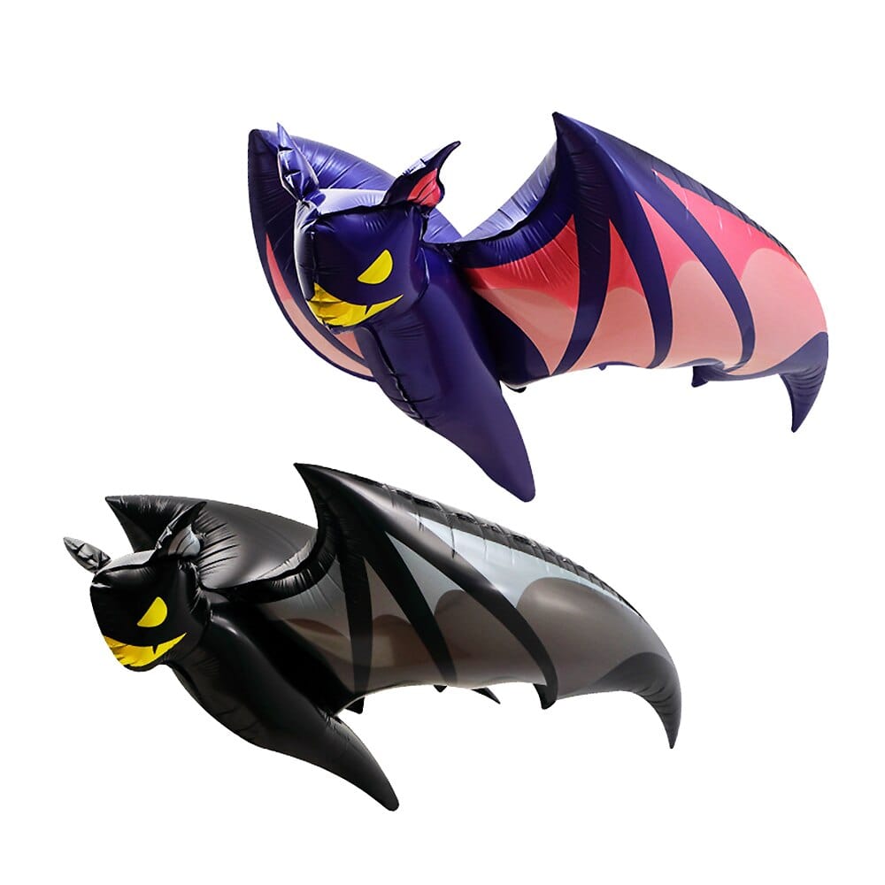 GeckoCustom Large Inflatable Ghost Tree Pumpkin Witch Balloons Halloween Spider Bat Mummy Balloon Scary Halloween Party Decoration Kids Toy