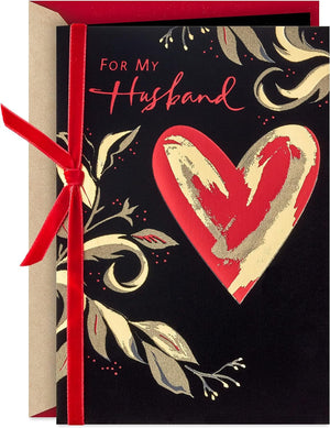 GeckoCustom Love Card, You Mean the World to Me (Romantic Anniversary Card, Birthday Card, Sweetest Day Card) All The Days