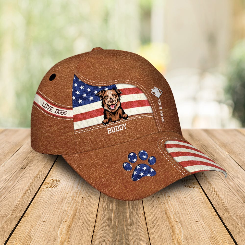 GeckoCustom Love Dogs Classic Cap Personalized Gift TA29 889913