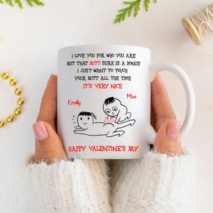 GeckoCustom Love You For Who You Are Valentine Mug Personalized Gift DA199 890195