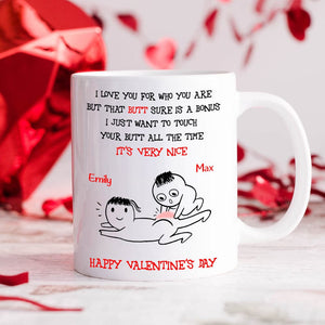 GeckoCustom Love You For Who You Are Valentine Mug Personalized Gift DA199 890195