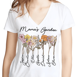 GeckoCustom Mama's Garden Mother's Day Family Shirt Personalized Gift TA29 890314