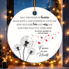 GeckoCustom May the Winds Of Heaven Blow Softly Memorial Ceramic Ornament Personalized Gift TH10 892055 3 inch