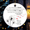 GeckoCustom May the Winds Of Heaven Blow Softly Memorial Ceramic Ornament Personalized Gift TH10 892055 3 inch