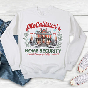 GeckoCustom Mc Callister's Home Security Christmas Sweatshirt HO82 893200