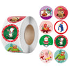 GeckoCustom Merry Christmas Stickers Christmas Theme Seal Labels Stickers For DIY Gift Baking Package Envelope Stationery Decor QY1581-100pcs