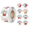 GeckoCustom Merry Christmas Stickers Christmas Theme Seal Labels Stickers For DIY Gift Baking Package Envelope Stationery Decor QY1655-100pcs