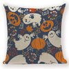 GeckoCustom Merry Halloween Trick or Treat Happy Halloween Demon Creative  Festival Decor Home Adult Birthday Decoration Bed Cushion Cover L1692-11 / 45-45cm