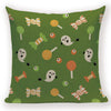 GeckoCustom Merry Halloween Trick or Treat Happy Halloween Demon Creative  Festival Decor Home Adult Birthday Decoration Bed Cushion Cover L1692-7 / 45-45cm
