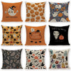 GeckoCustom Merry Halloween Trick or Treat Happy Halloween Demon Creative  Festival Decor Home Adult Birthday Decoration Bed Cushion Cover