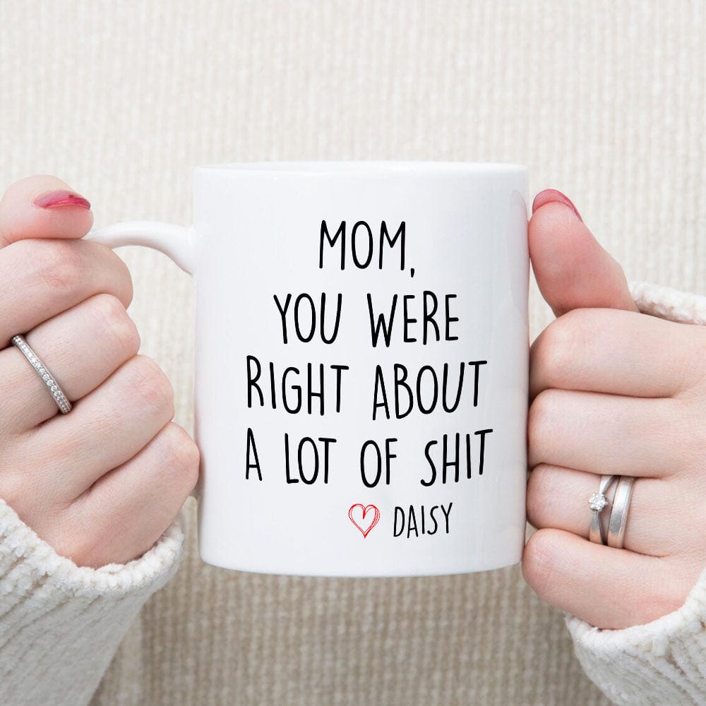 GeckoCustom Mom You Were Right Family Mug Personalized Gift K228 890535