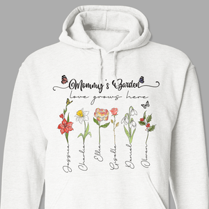 GeckoCustom Mother's Garden Love Grows Here Mother's Day Shirt Personalized Gift TA29 890567